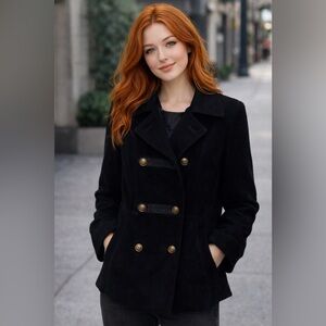 Jack. Women’s Black Pea Coat from Nordstrom